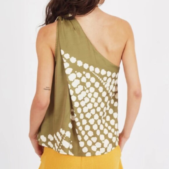 The Odes Lola Top In Olive - Picture 2 of 6